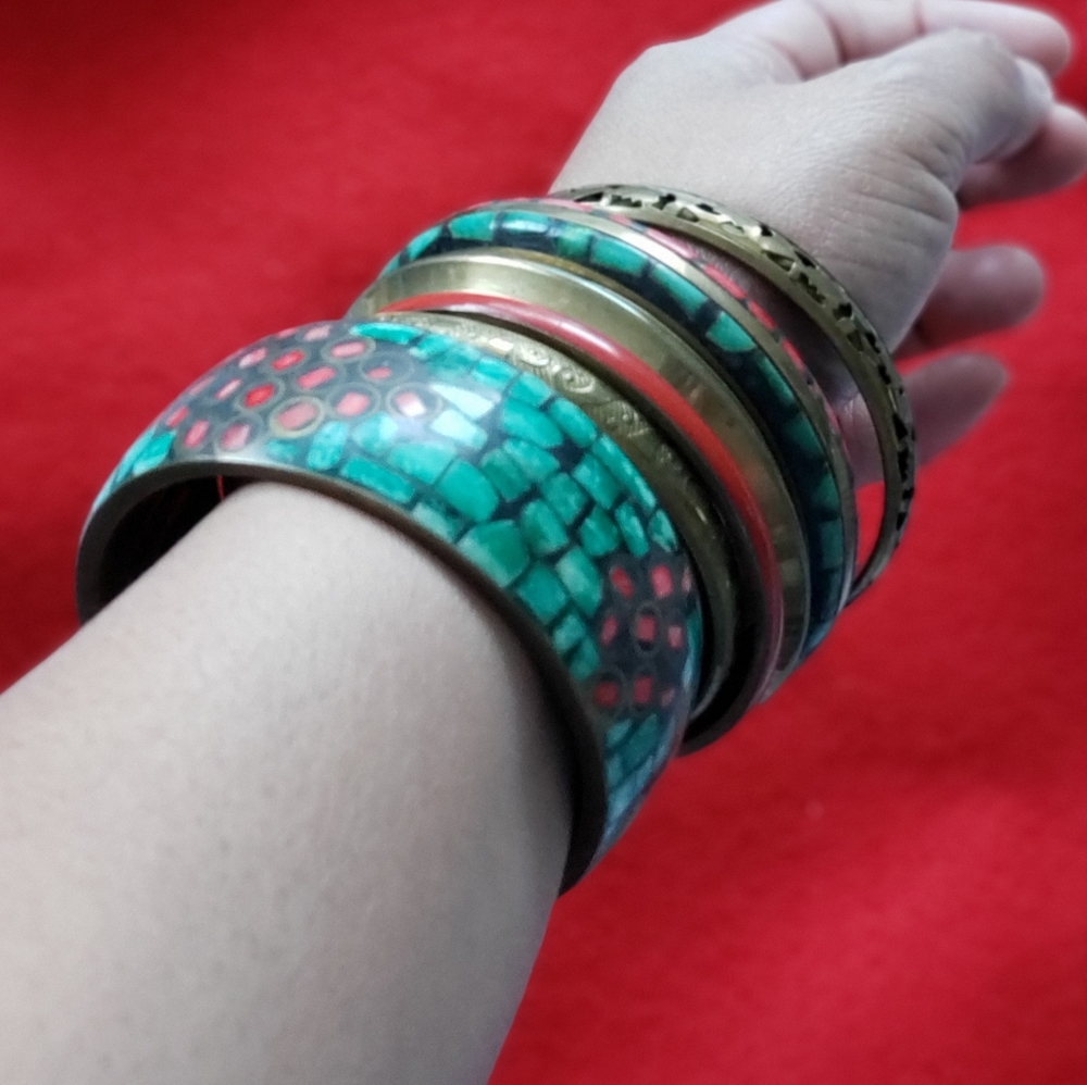 Vintage Bangle Set 6-Pc